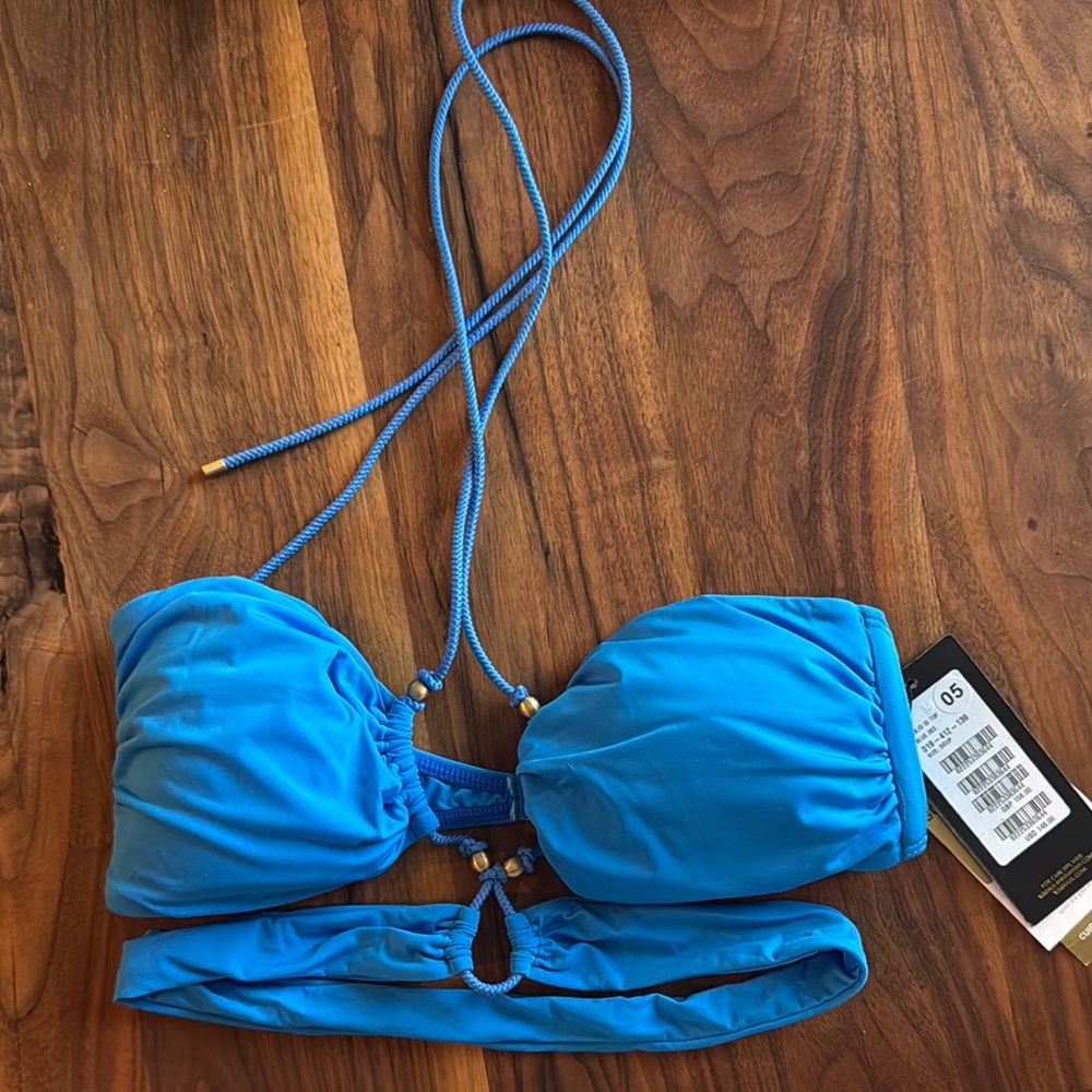 Vix Paula Hermanny Gi Blue Bikini Top